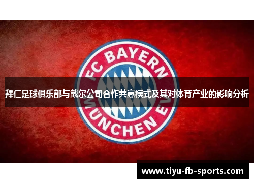 拜仁足球俱乐部与戴尔公司合作共赢模式及其对体育产业的影响分析